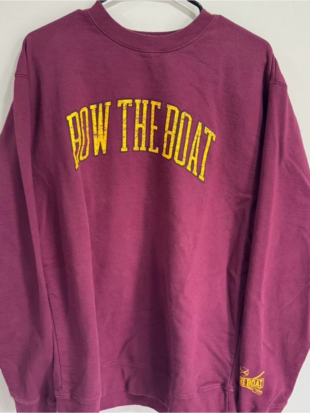 U of M Row The Boat Crewneck